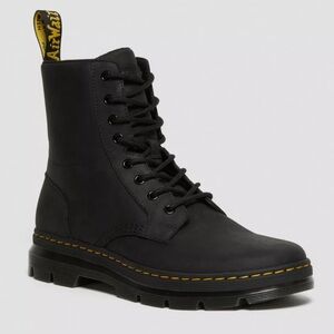 Unisex Dr. Martens Black Combs Leather Boots